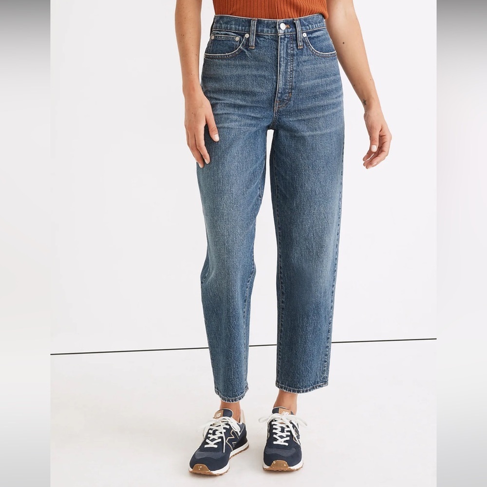 Madewell Balloon Jeans in Corson Wash size 26 relaxed high rise barrel leg